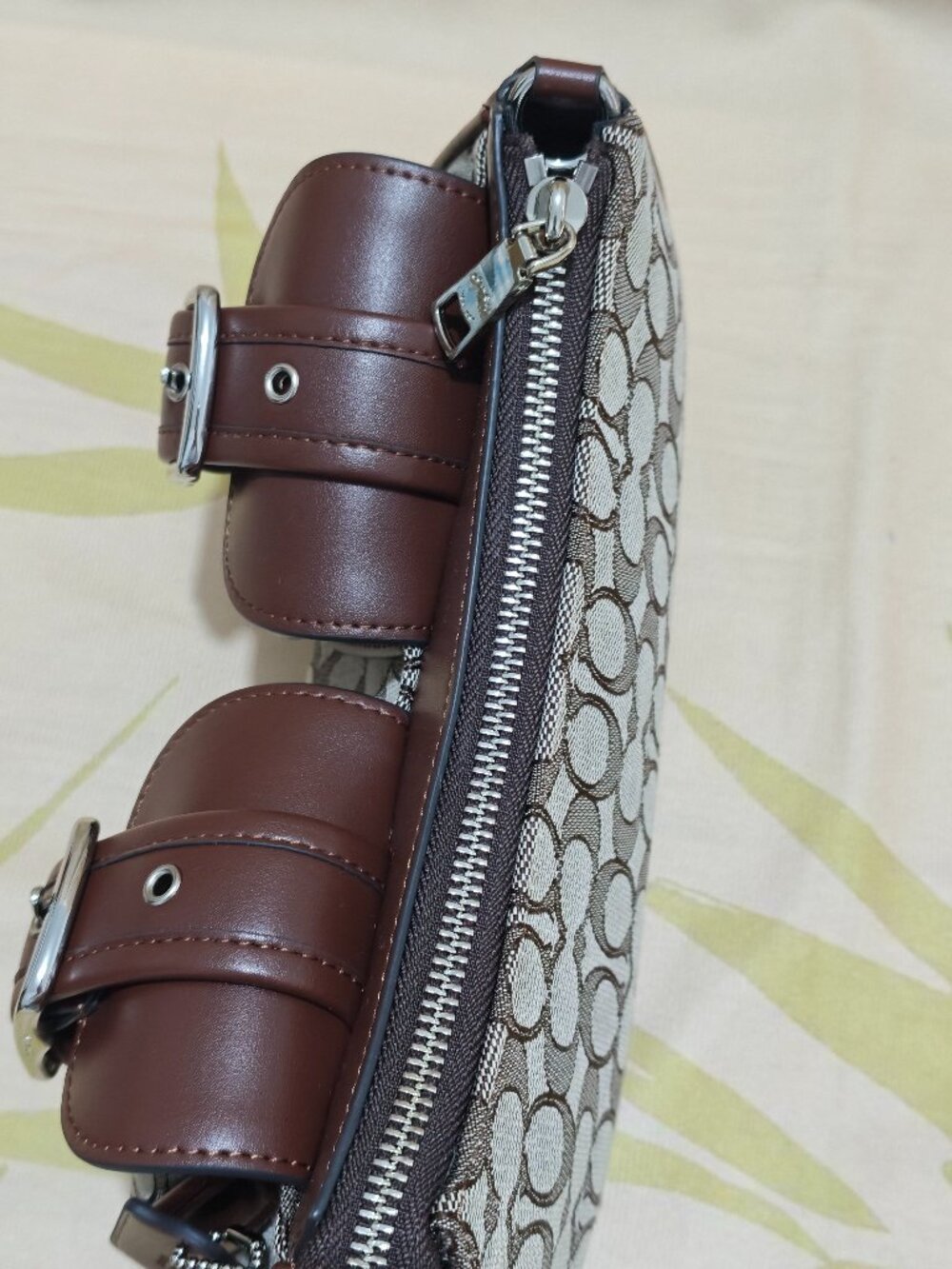 Brown Coach Signature Shoulder Crossbody Bag - Picture 5 of 11